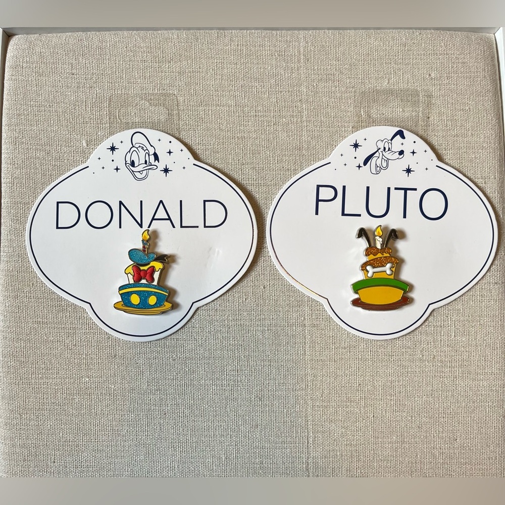 Disney Special Edition Anniversary Donald and Pluto Pins